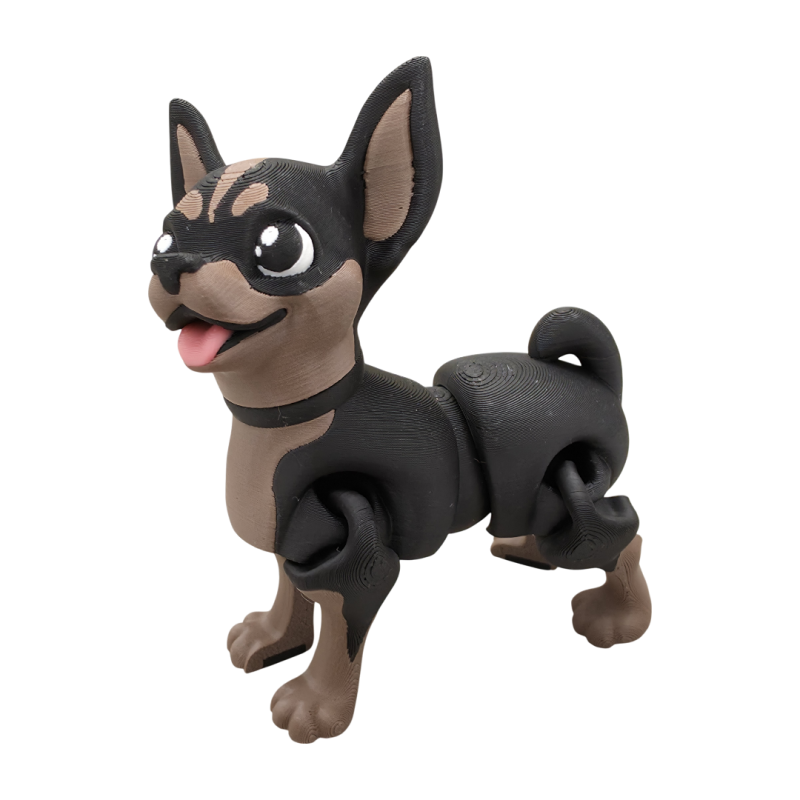 Pies Chihuahua ciemny L16