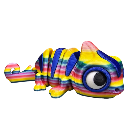 Kameleon tęczowy I09