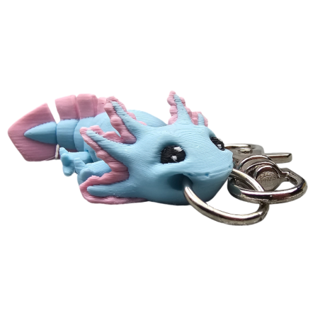Brelok do kluczy Aksolotl BA11