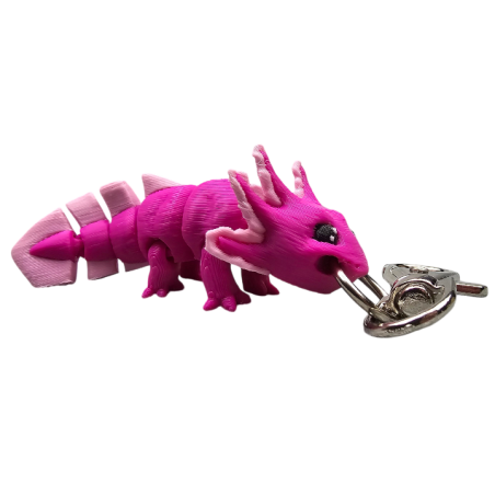 Brelok do kluczy Aksolotl BA20