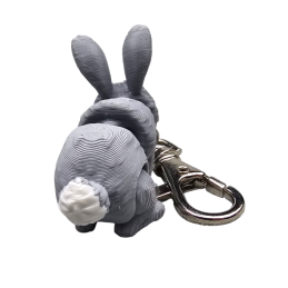 Brelok do kluczy Króliczek siwy BA44