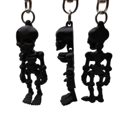 Brelok do kluczy Szkielet czarny BA81