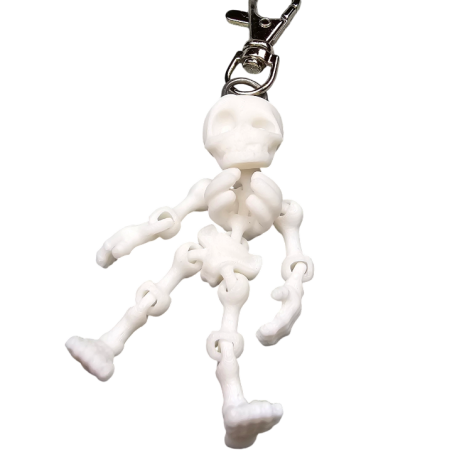 Brelok do kluczy Szkielet biały BA80