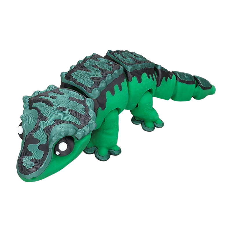 Gekon Orzęsiony zielony H06